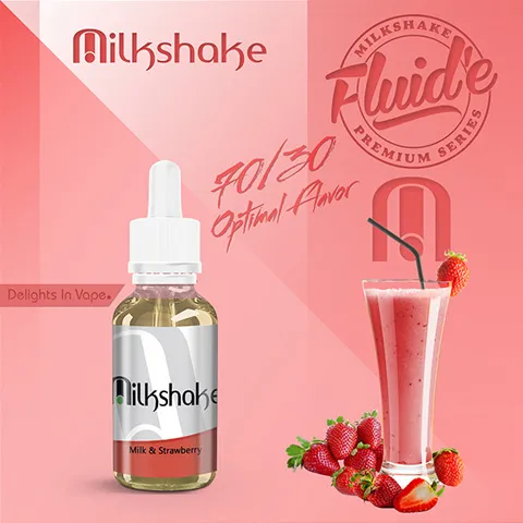 Fluid´e Milk & Strawberry 60ml 0mg