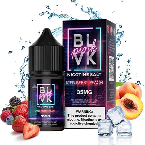 BLVK Salt - Iced Berry Peach 3.5%