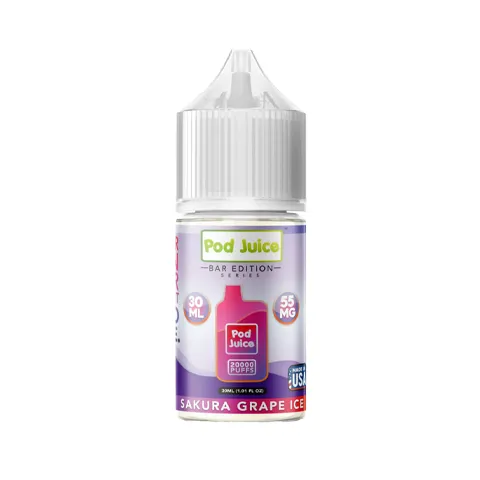 Pod Juice Salt - Sakura Grape Ice 3.5%