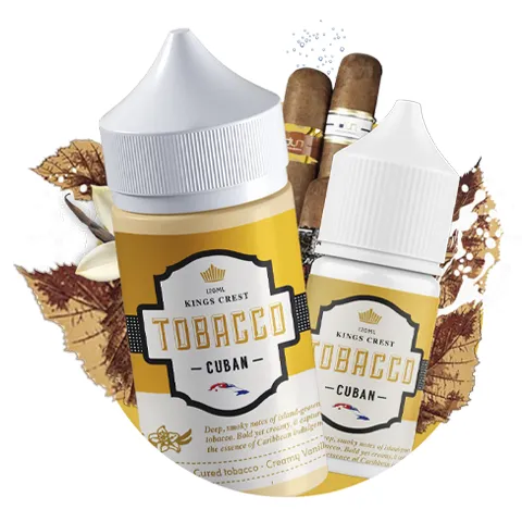 Kings Crest - Cuban Tobacco 120ml 3mg