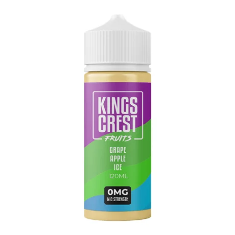 King's Crest Grape Apple Ice 120ml 3mg - Líquido Freebase para vapeo